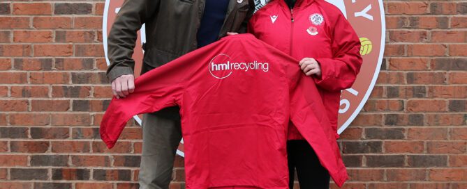 HML Recycling sponsor Accrington Stanley Women Coaches and Welfare Staff